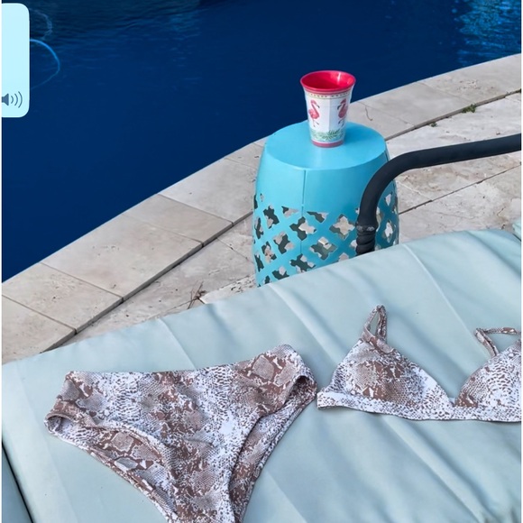 Zara Other - Brand New ZARA Animal Print Bikini Top and Cheeky Bottom.